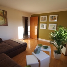 Wohnzimmer in der Nachmittagssonne