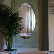 Spiegel im Schlafzimmer OG